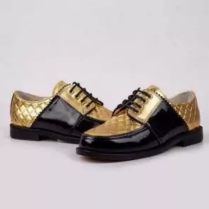 chanel chaussures wome price leather chaussures retro gold
